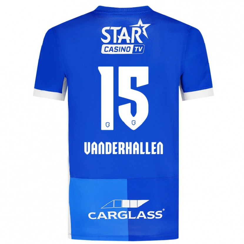 Danxen Enfant Maillot Yari Vanderhallen #15 Bleu Moyen Royalbleu Blanc Tenues Domicile 2026/27 T-Shirt