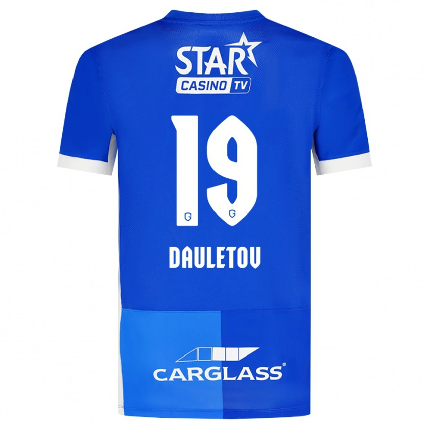 Danxen Enfant Maillot Shakhmurat Dauletov #19 Bleu Moyen Royalbleu Blanc Tenues Domicile 2026/27 T-Shirt