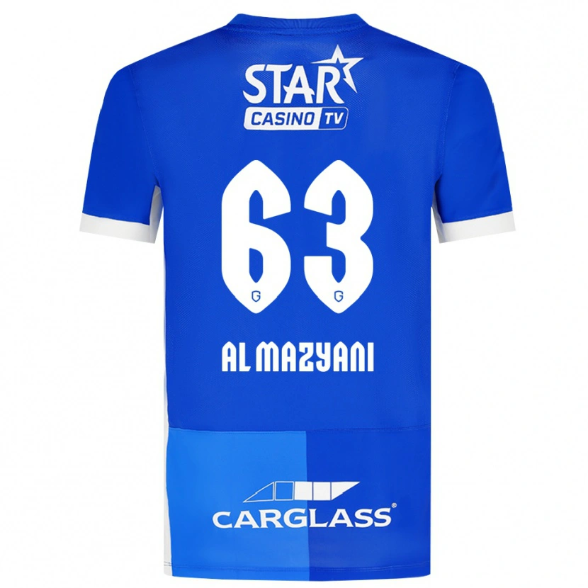 Danxen Enfant Maillot Faissal Al Mazyani #63 Bleu Moyen Royalbleu Blanc Tenues Domicile 2026/27 T-Shirt
