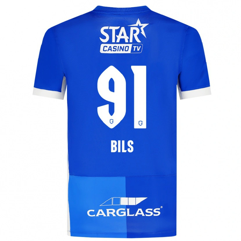 Danxen Enfant Maillot Elise Bils #91 Bleu Moyen Royalbleu Blanc Tenues Domicile 2026/27 T-Shirt