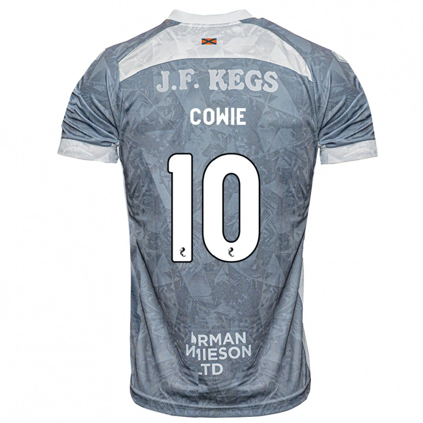 Danxen Enfant Maillot Ellie Cowie #10 Gris Ardoise Clair Tenues Extérieur 2026/27 T-Shirt