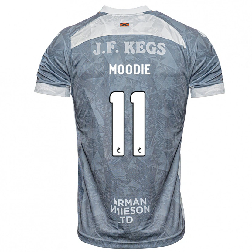 Danxen Enfant Maillot Alix Moodie #11 Gris Ardoise Clair Tenues Extérieur 2026/27 T-Shirt