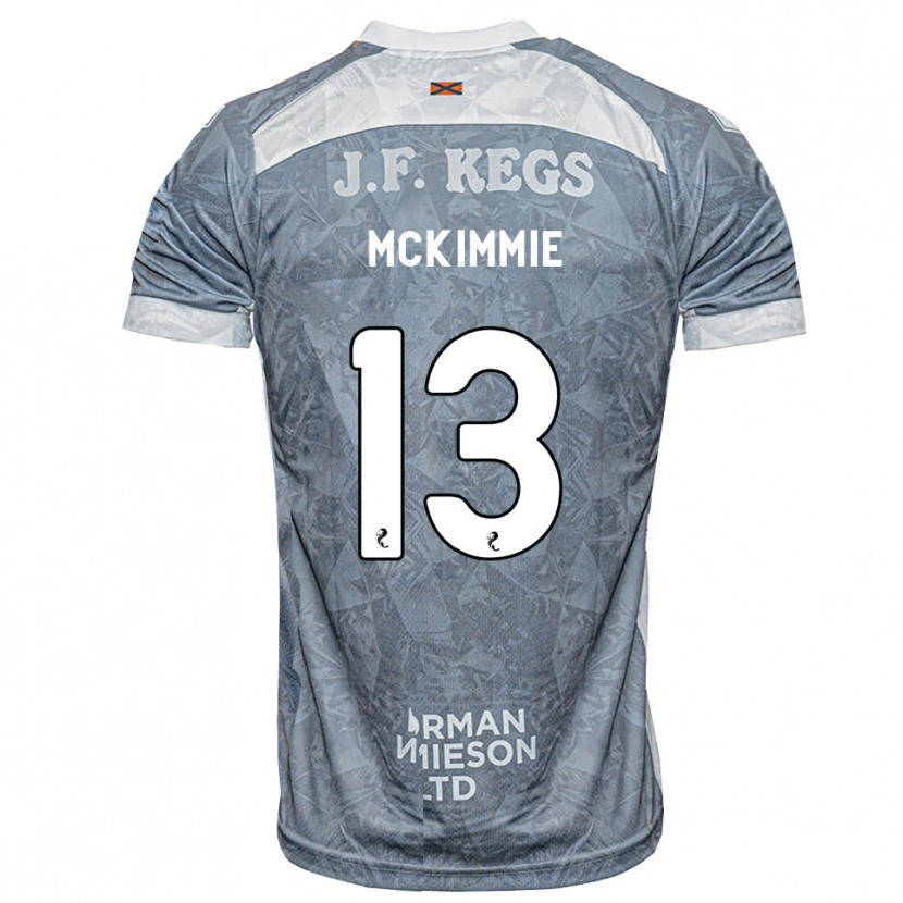 Danxen Enfant Maillot Aiden Mckimmie #13 Gris Ardoise Clair Tenues Extérieur 2026/27 T-Shirt