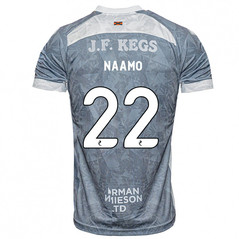 Danxen Enfant Maillot Dario Naamo #22 Gris Ardoise Clair Tenues Extérieur 2026/27 T-Shirt