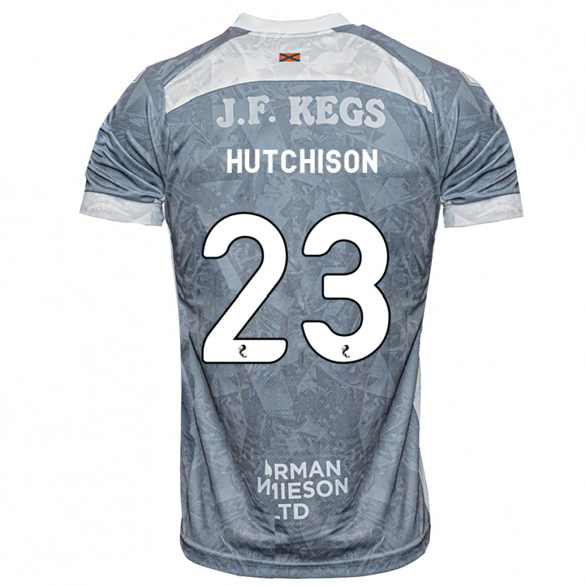 Danxen Enfant Maillot Daisy Hutchison #23 Gris Ardoise Clair Tenues Extérieur 2026/27 T-Shirt