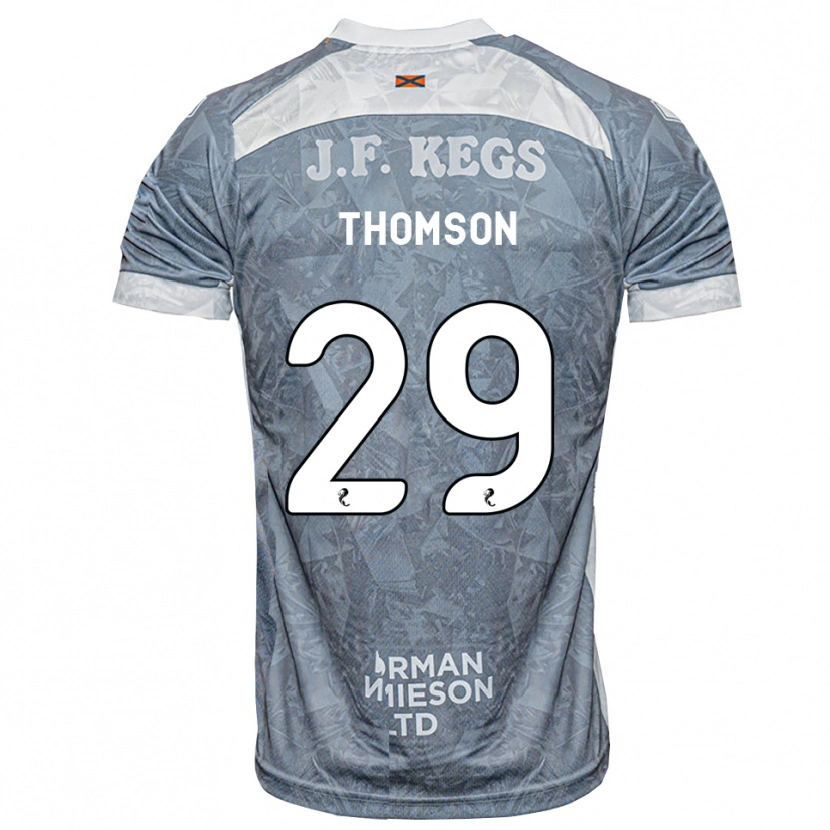 Danxen Enfant Maillot Miller Thomson #29 Gris Ardoise Clair Tenues Extérieur 2026/27 T-Shirt