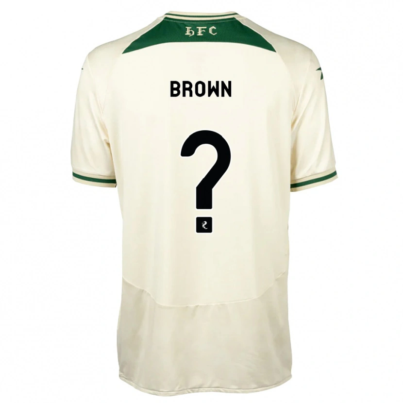 Danxen Enfant Maillot Fraser Brown #0 Blanc Forêt Tenues Extérieur 2026/27 T-Shirt