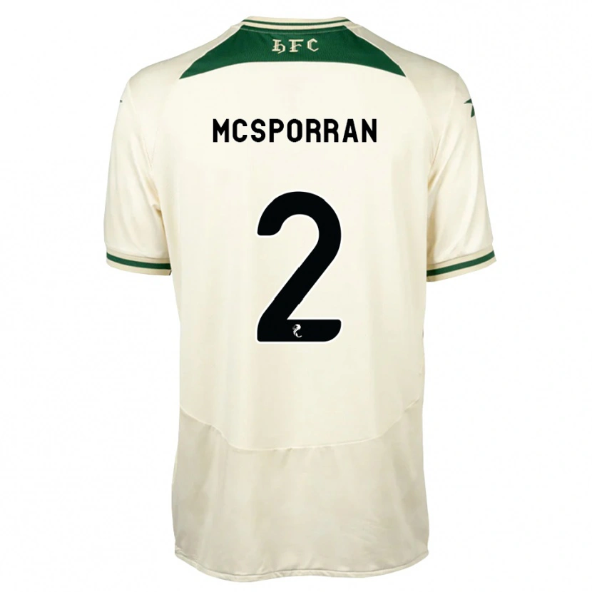 Danxen Enfant Maillot Arran Mcsporran #2 Blanc Forêt Tenues Extérieur 2026/27 T-Shirt