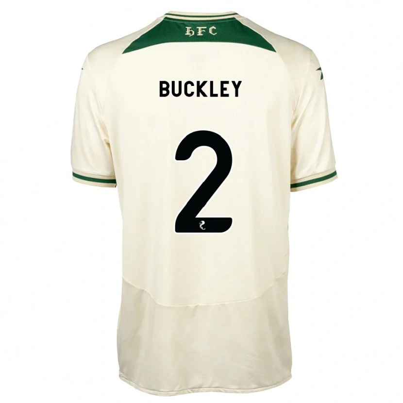Danxen Enfant Maillot Adam Buckley #2 Blanc Forêt Tenues Extérieur 2026/27 T-Shirt