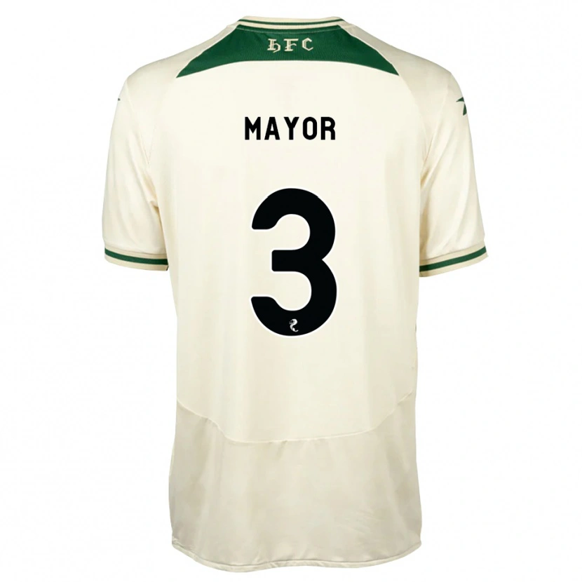Danxen Enfant Maillot Adam Mayor #3 Blanc Forêt Tenues Extérieur 2026/27 T-Shirt