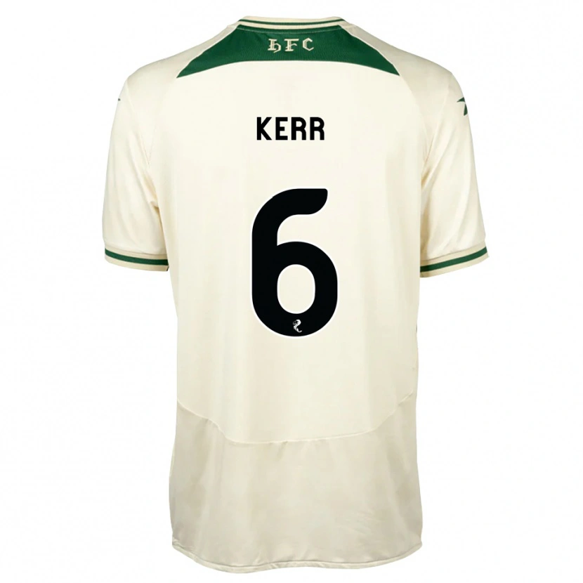 Danxen Enfant Maillot Jason Kerr #6 Blanc Forêt Tenues Extérieur 2026/27 T-Shirt