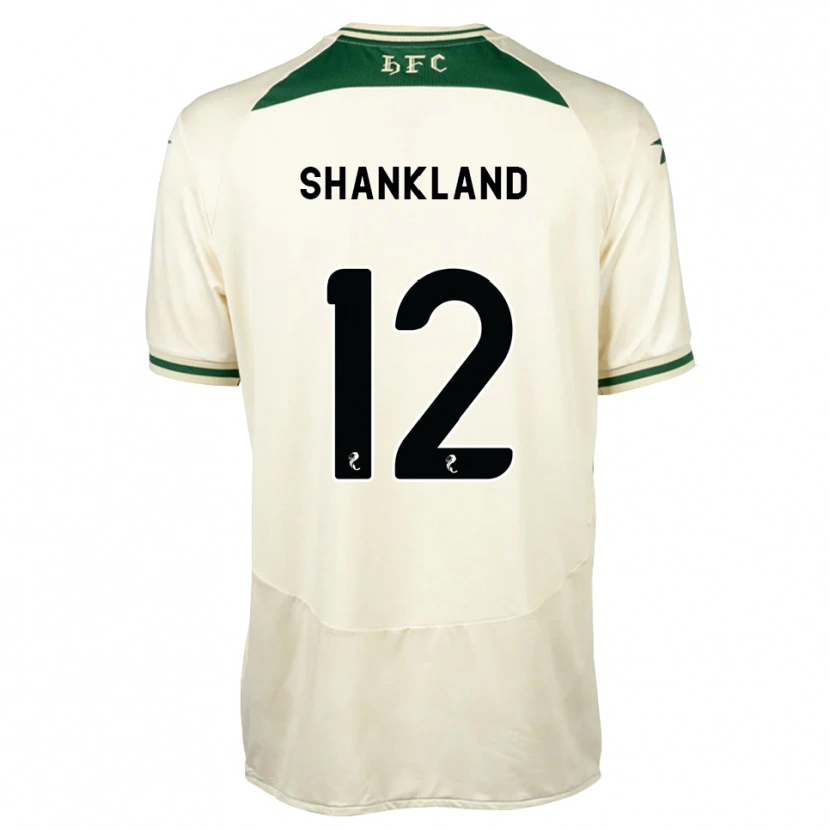 Danxen Enfant Maillot Cole Shankland #12 Blanc Forêt Tenues Extérieur 2026/27 T-Shirt
