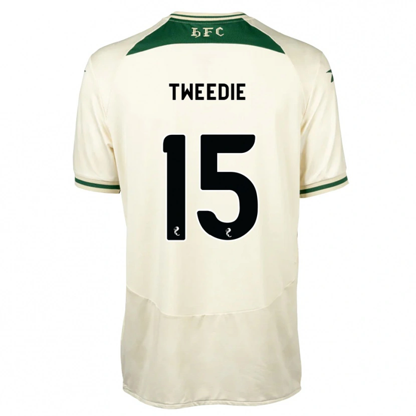 Danxen Enfant Maillot Lia Tweedie #15 Blanc Forêt Tenues Extérieur 2026/27 T-Shirt