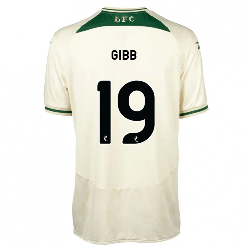 Danxen Enfant Maillot Caley Gibb #19 Blanc Forêt Tenues Extérieur 2026/27 T-Shirt