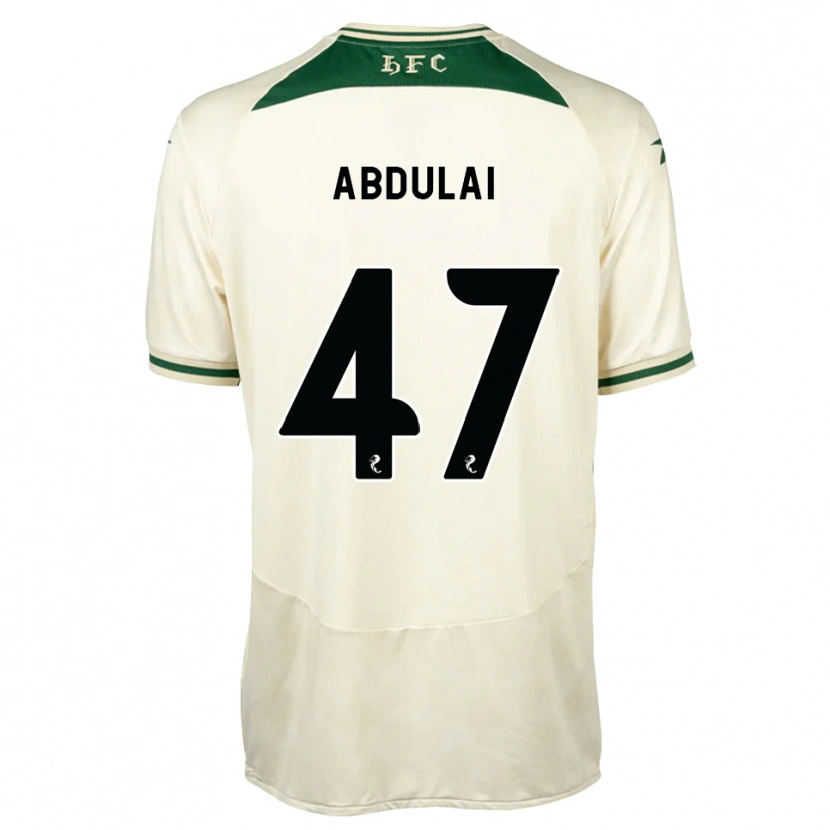 Danxen Enfant Maillot Azeem Abdulai #47 Blanc Forêt Tenues Extérieur 2026/27 T-Shirt