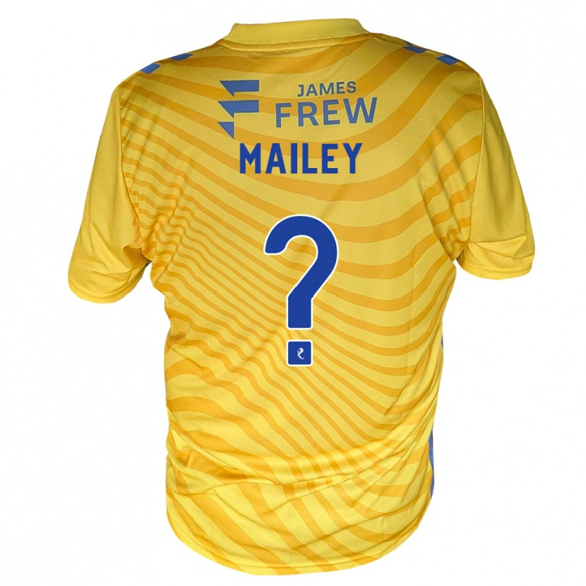 Danxen Enfant Maillot Cara Mailey #0 Bleu Royal Jaune Tenues Extérieur 2026/27 T-Shirt