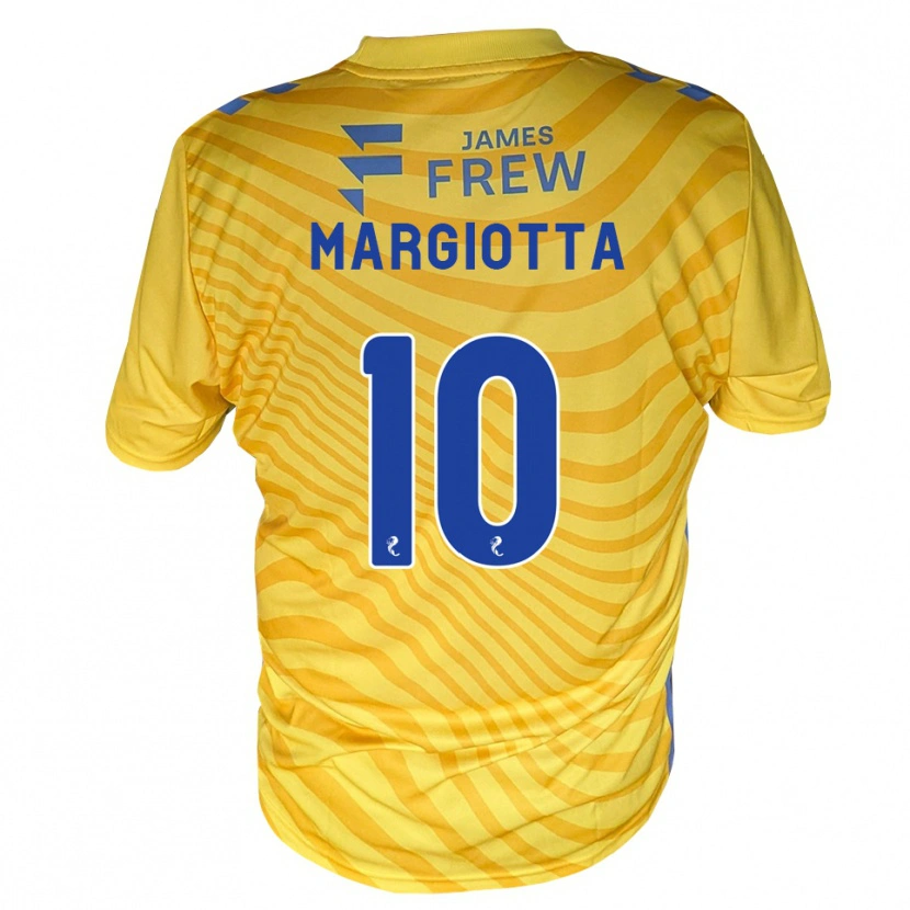 Danxen Enfant Maillot Remo Margiotta #10 Bleu Royal Jaune Tenues Extérieur 2026/27 T-Shirt