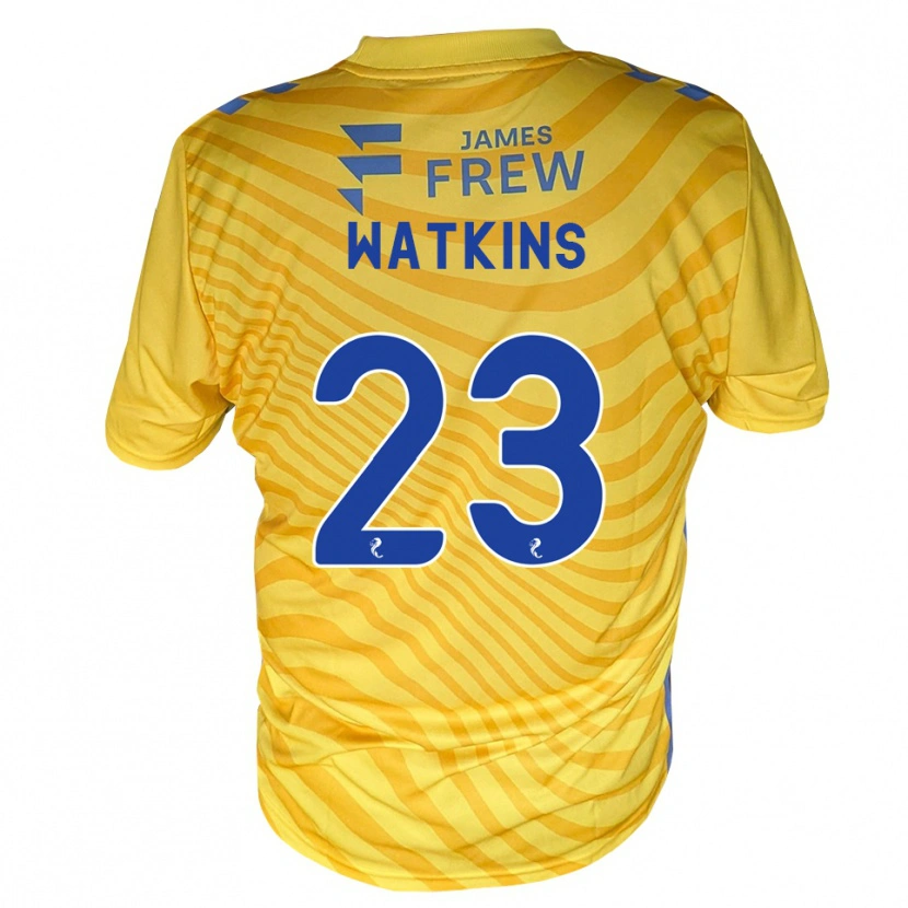 Danxen Enfant Maillot Marley Watkins #23 Bleu Royal Jaune Tenues Extérieur 2026/27 T-Shirt