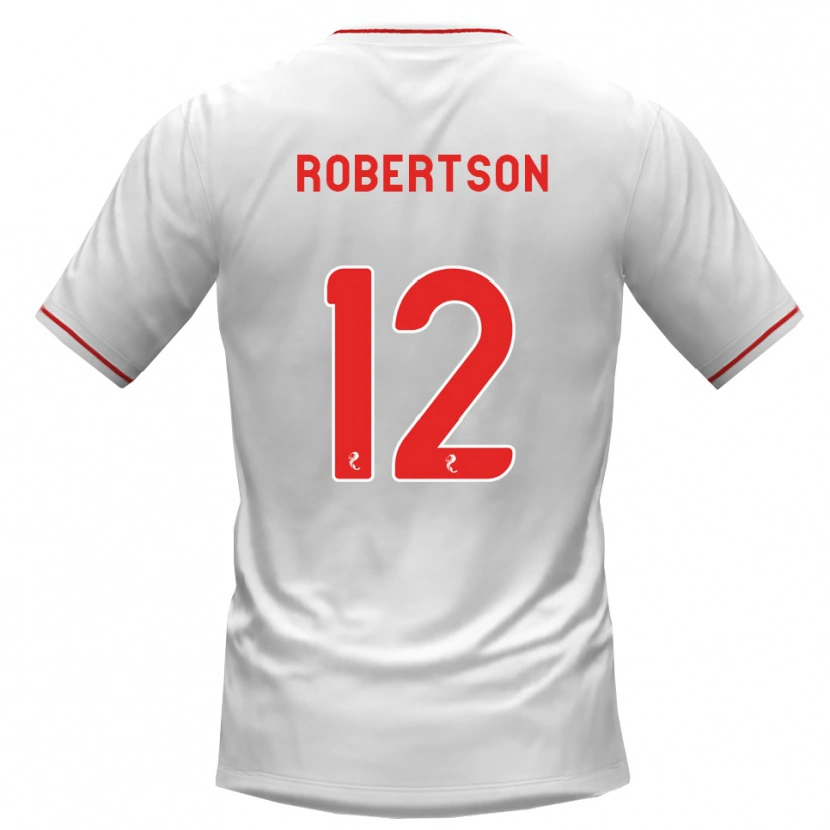 Danxen Enfant Maillot Mitchell Robertson #12 Blanc Rouge Tenues Extérieur 2026/27 T-Shirt