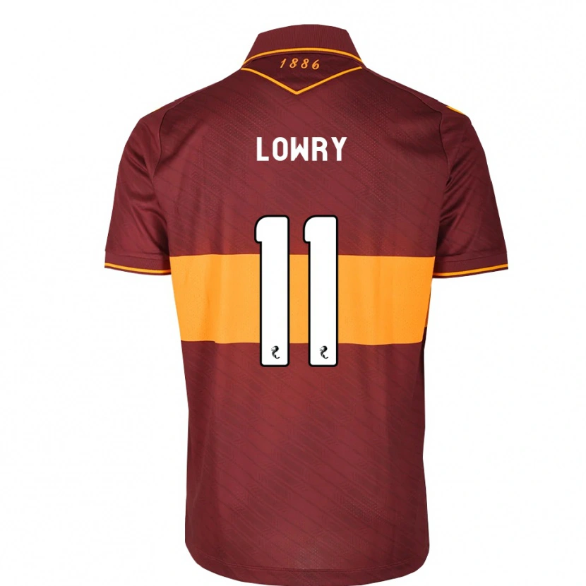 Danxen Enfant Maillot Alex Lowry #11 Orange Marron Tenues Extérieur 2026/27 T-Shirt