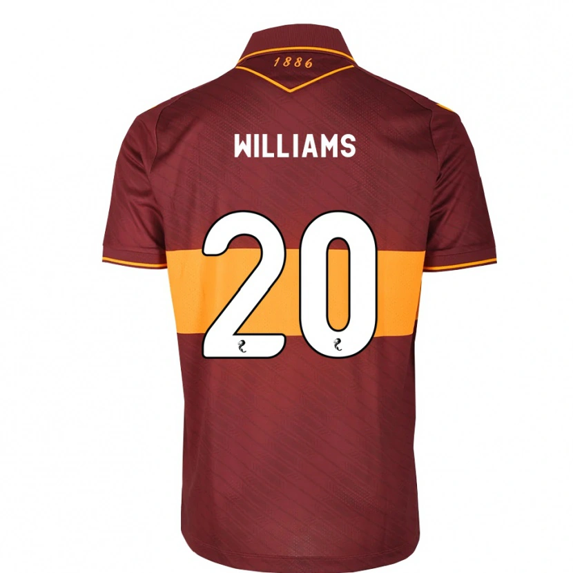 Danxen Enfant Maillot Dylan Williams #20 Orange Marron Tenues Extérieur 2026/27 T-Shirt