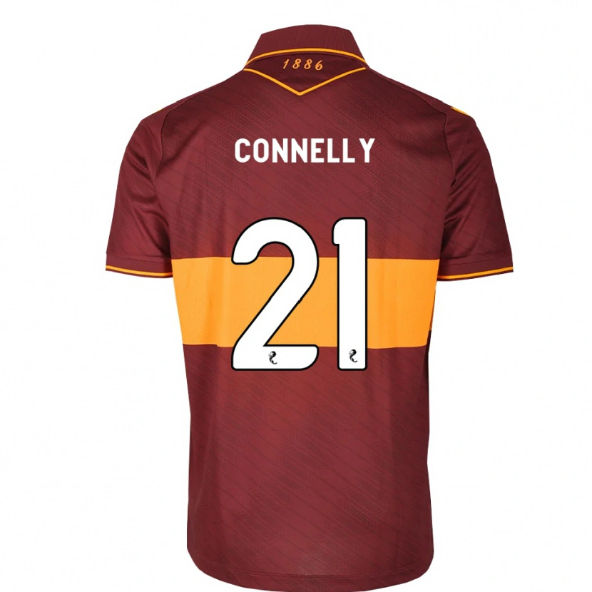 Danxen Enfant Maillot Matty Connelly #21 Orange Marron Tenues Extérieur 2026/27 T-Shirt