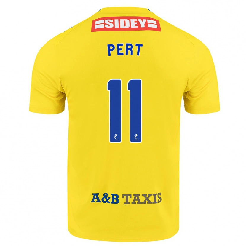 Danxen Enfant Maillot Bailey Pert #11 Jaune Bleu Noir Tenues Extérieur 2026/27 T-Shirt