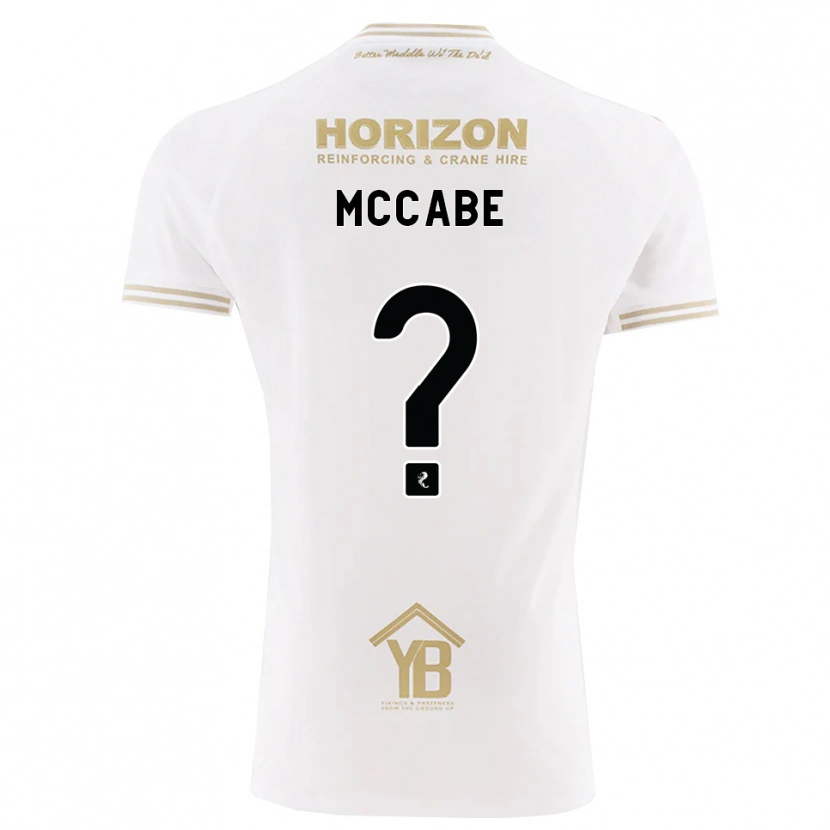 Danxen Enfant Maillot Karen Mccabe #0 Blé Blanc Tenues Extérieur 2026/27 T-Shirt