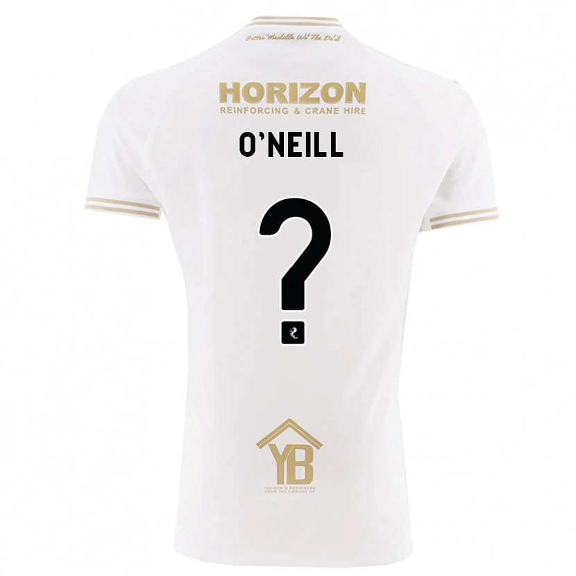 Danxen Enfant Maillot Robyn O'neill #0 Blé Blanc Tenues Extérieur 2026/27 T-Shirt