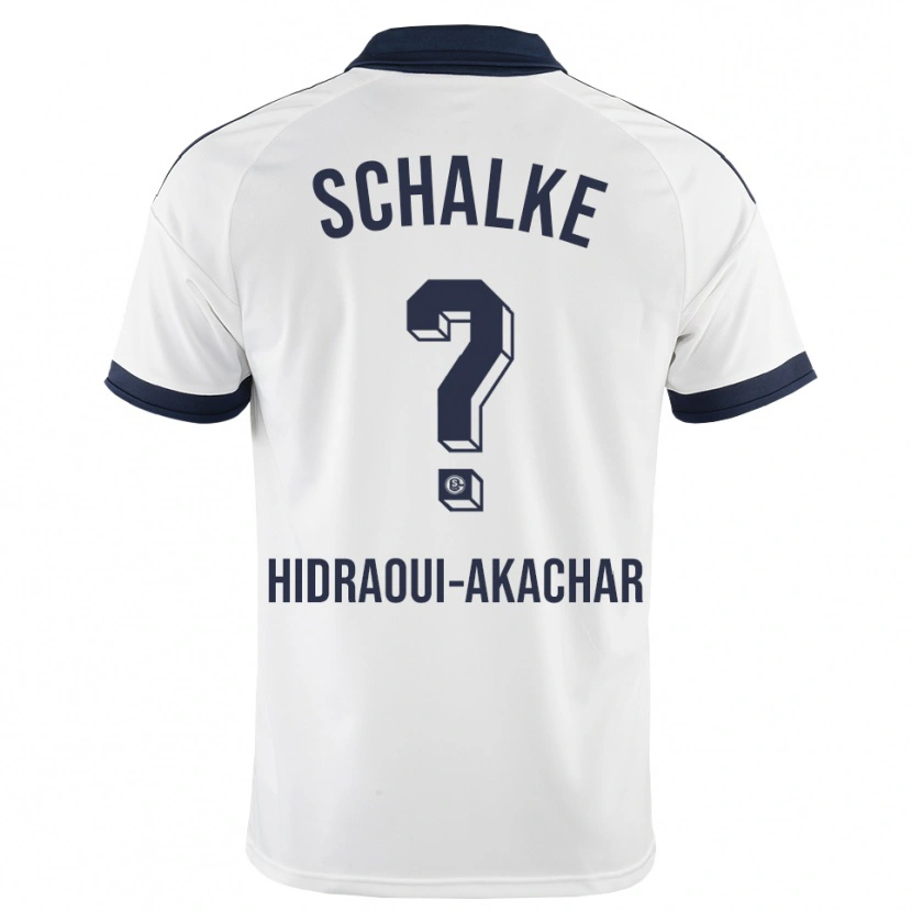 Danxen Enfant Maillot Yassin Hidraoui-Akachar #0 Noir Blanc Tenues Extérieur 2026/27 T-Shirt