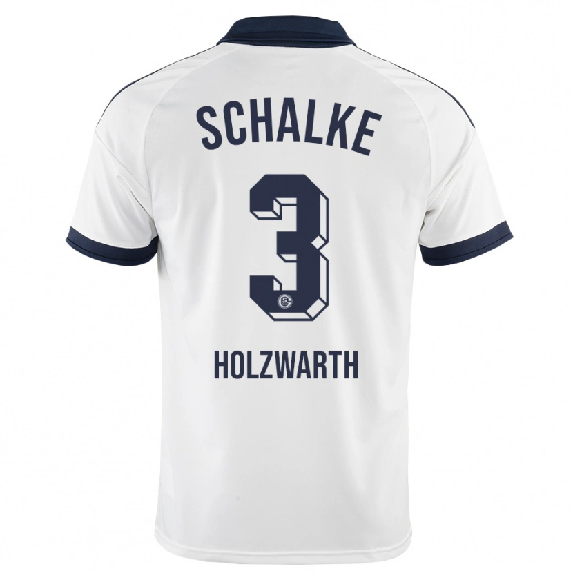 Danxen Enfant Maillot Luc Holzwarth #3 Noir Blanc Tenues Extérieur 2026/27 T-Shirt