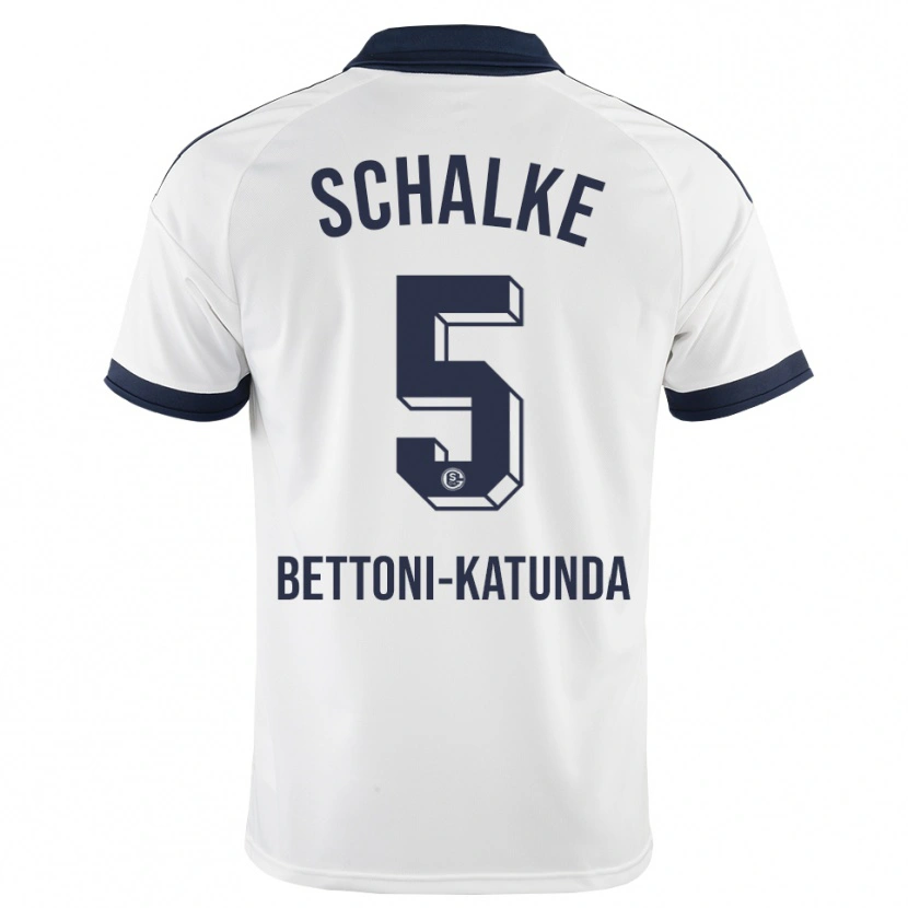 Danxen Enfant Maillot Claudio Bettoni-Katunda #5 Noir Blanc Tenues Extérieur 2026/27 T-Shirt