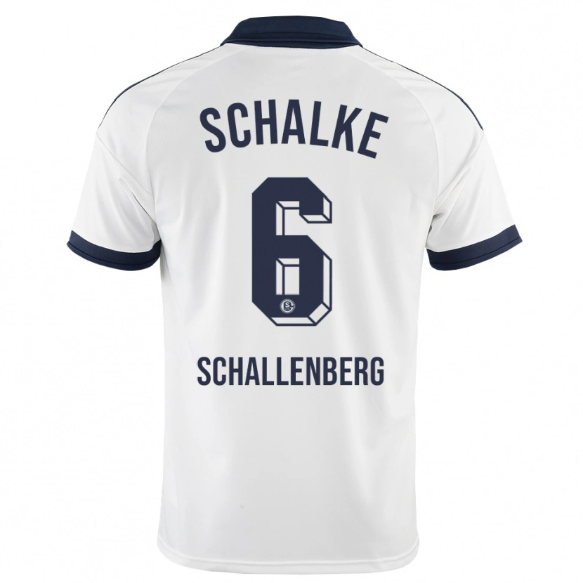 Danxen Enfant Maillot Ron Schallenberg #6 Noir Blanc Tenues Extérieur 2026/27 T-Shirt