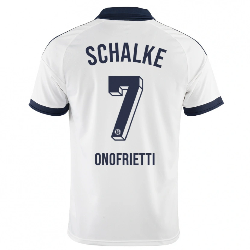 Danxen Enfant Maillot Vincenzo Onofrietti #7 Noir Blanc Tenues Extérieur 2026/27 T-Shirt
