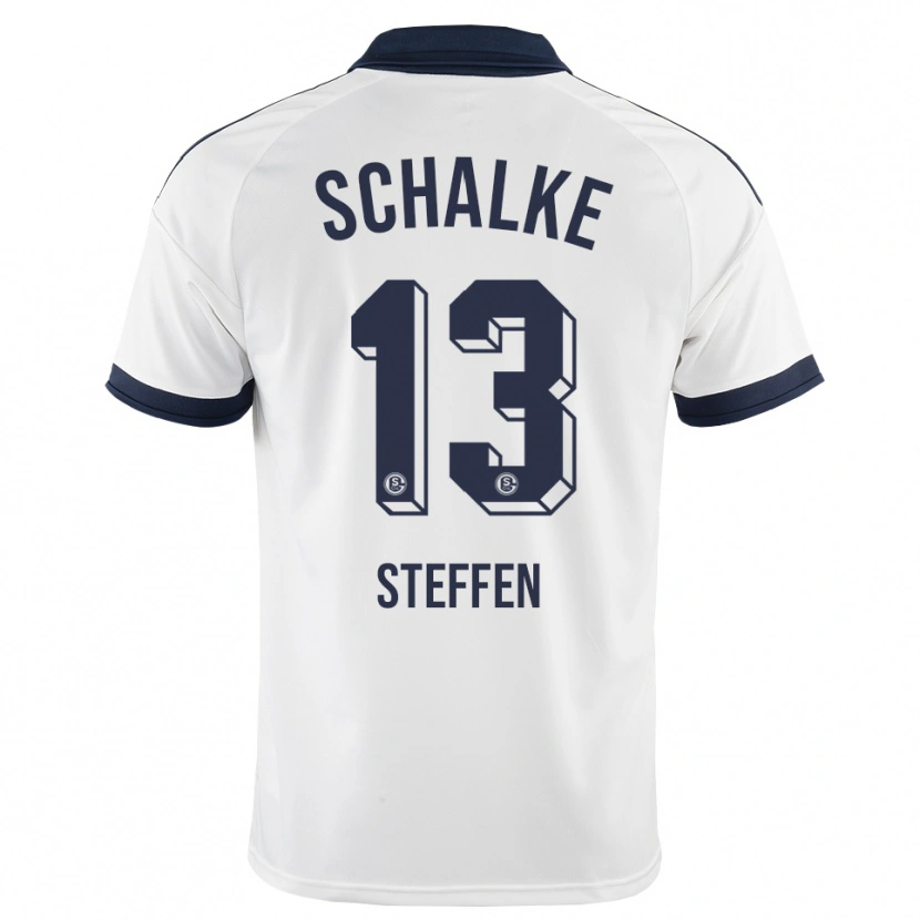 Danxen Enfant Maillot Kjell Steffen #13 Noir Blanc Tenues Extérieur 2026/27 T-Shirt