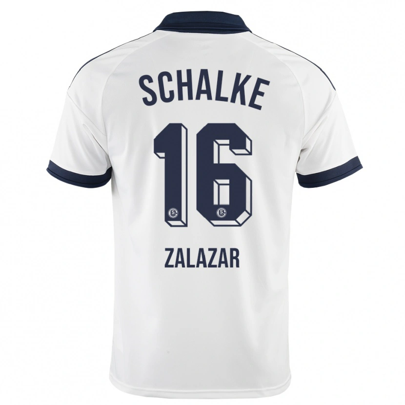 Danxen Enfant Maillot Mauro Zalazar #16 Noir Blanc Tenues Extérieur 2026/27 T-Shirt