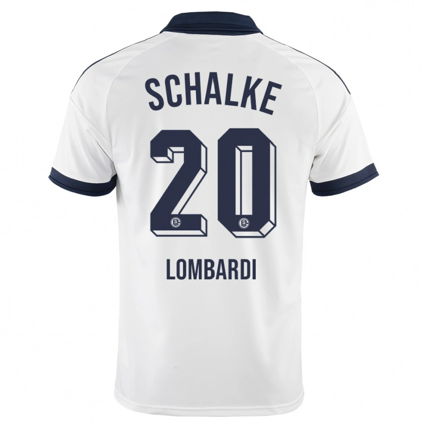 Danxen Enfant Maillot Antonio Lombardi #20 Noir Blanc Tenues Extérieur 2026/27 T-Shirt