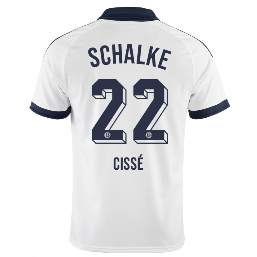 Danxen Enfant Maillot Ibrahima Cissé #22 Noir Blanc Tenues Extérieur 2026/27 T-Shirt