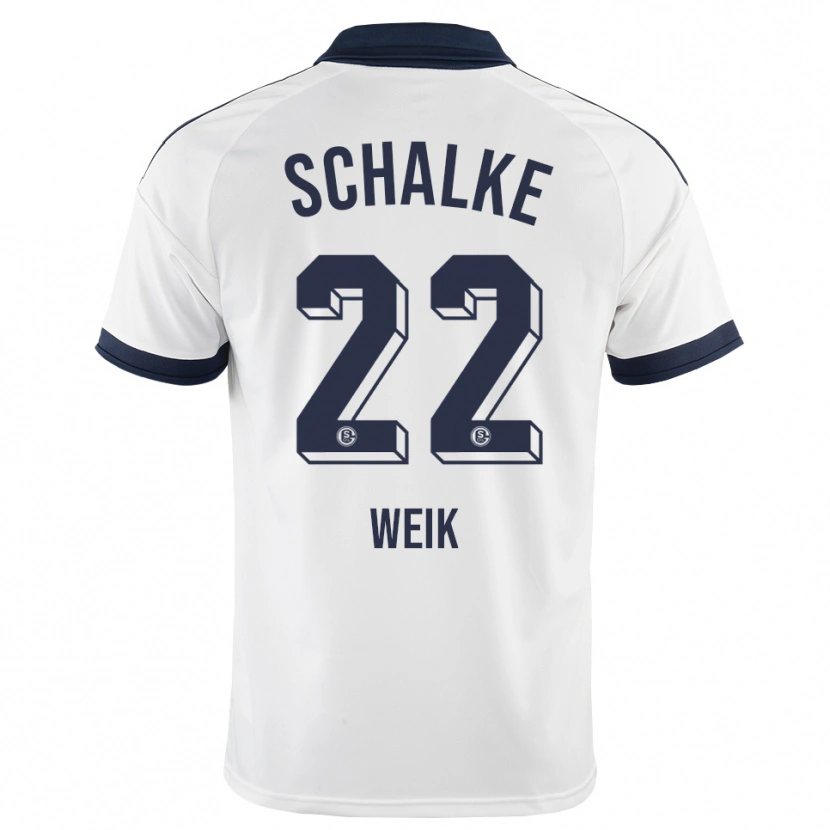 Danxen Enfant Maillot Linus Weik #22 Noir Blanc Tenues Extérieur 2026/27 T-Shirt