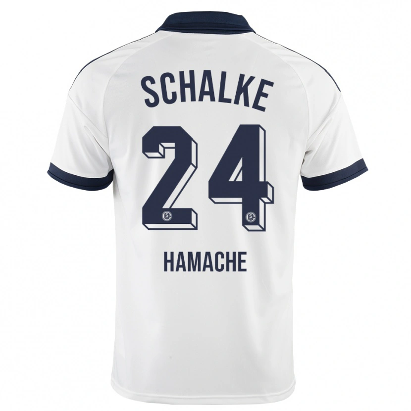 Danxen Enfant Maillot Ilyes Hamache #24 Noir Blanc Tenues Extérieur 2026/27 T-Shirt