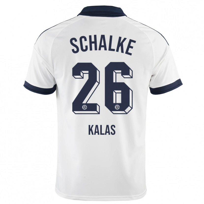 Danxen Enfant Maillot Tomas Kalas #26 Noir Blanc Tenues Extérieur 2026/27 T-Shirt