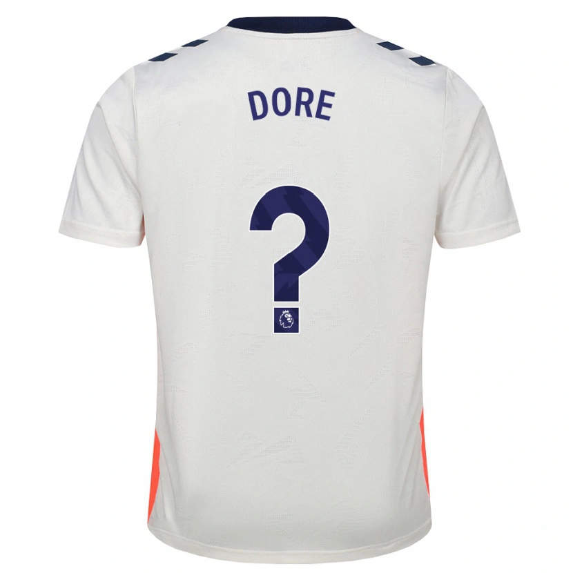 Danxen Enfant Maillot Rio Dore #0 Blanc Orange Bleu Royal Tenues Extérieur 2026/27 T-Shirt