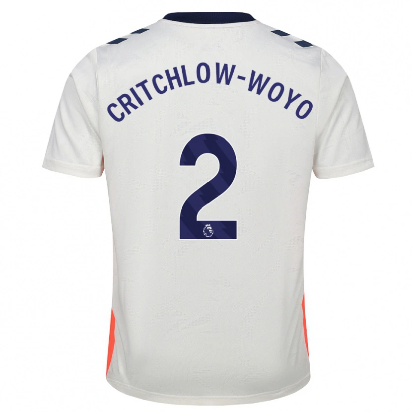 Danxen Enfant Maillot Tionne Critchlow-Woyo #2 Blanc Orange Bleu Royal Tenues Extérieur 2026/27 T-Shirt