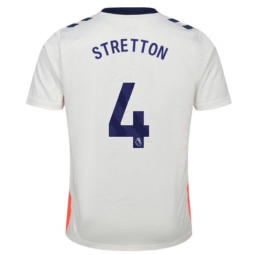 Danxen Enfant Maillot Mackenzie Stretton #4 Blanc Orange Bleu Royal Tenues Extérieur 2026/27 T-Shirt