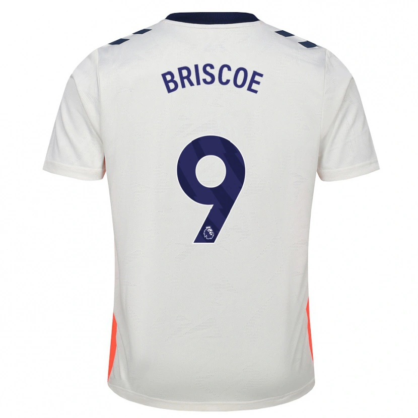 Danxen Enfant Maillot Elijah Briscoe #9 Blanc Orange Bleu Royal Tenues Extérieur 2026/27 T-Shirt