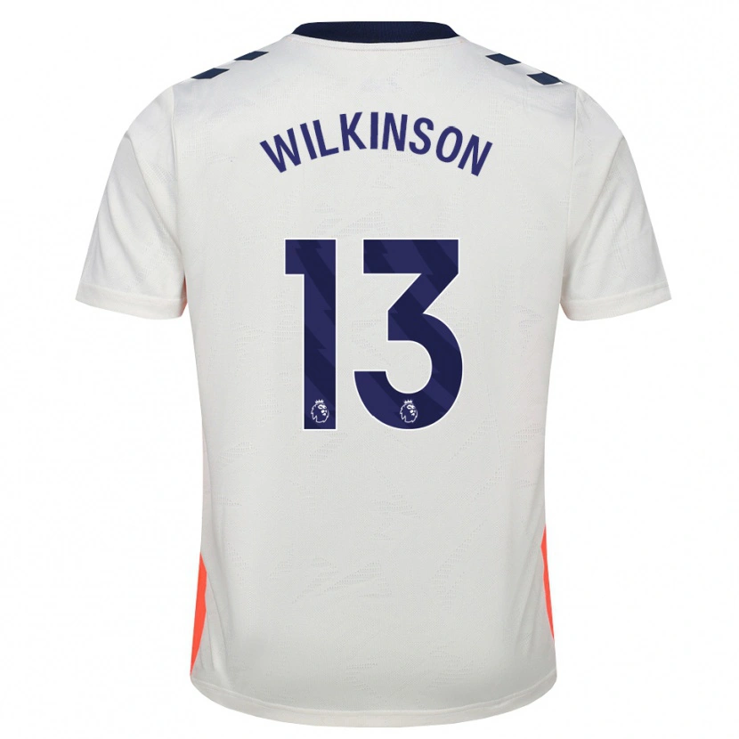 Danxen Enfant Maillot Mitchell Wilkinson #13 Blanc Orange Bleu Royal Tenues Extérieur 2026/27 T-Shirt
