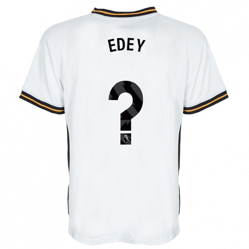 Danxen Enfant Maillot Alex Edey #0 Blanc Orange Noir Tenues Extérieur 2026/27 T-Shirt