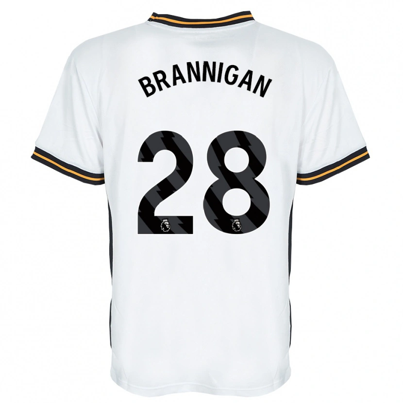 Danxen Enfant Maillot Aoife Brannigan #28 Blanc Orange Noir Tenues Extérieur 2026/27 T-Shirt