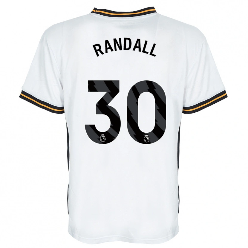 Danxen Enfant Maillot Jennifer Randall #30 Blanc Orange Noir Tenues Extérieur 2026/27 T-Shirt