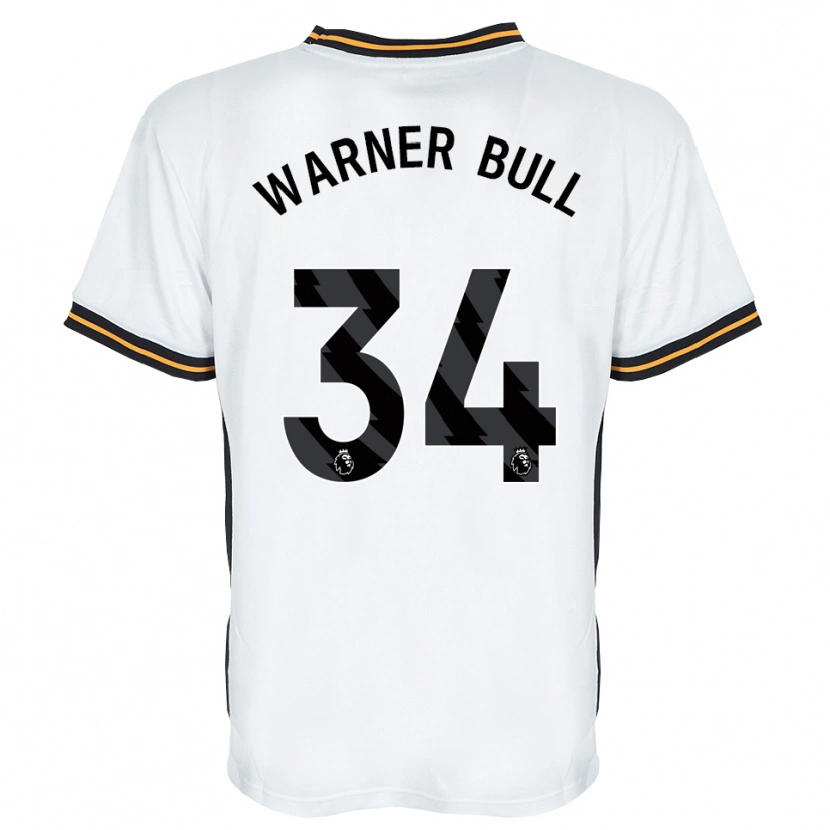 Danxen Enfant Maillot Lucy Warner-Bull #34 Blanc Orange Noir Tenues Extérieur 2026/27 T-Shirt